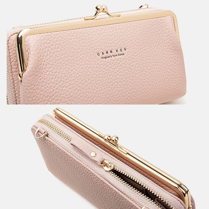 Multifunktionale Umhängetasche mit großem Fassungsvermögen und Kiss-Lock-Design - image 12