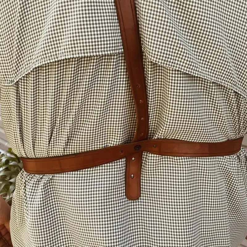Punk Mittelalter Taille Holster Vintage Leder Weste Tasche für Cosplay