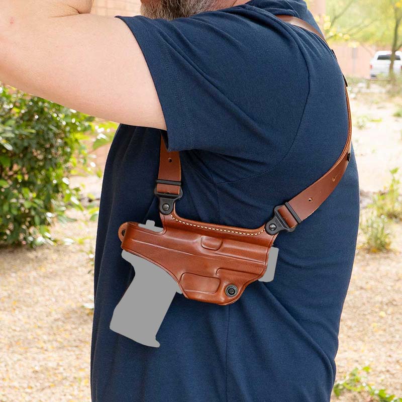 Vintage Punk Holster für Cosplay Vegan Leder Weste Beutel