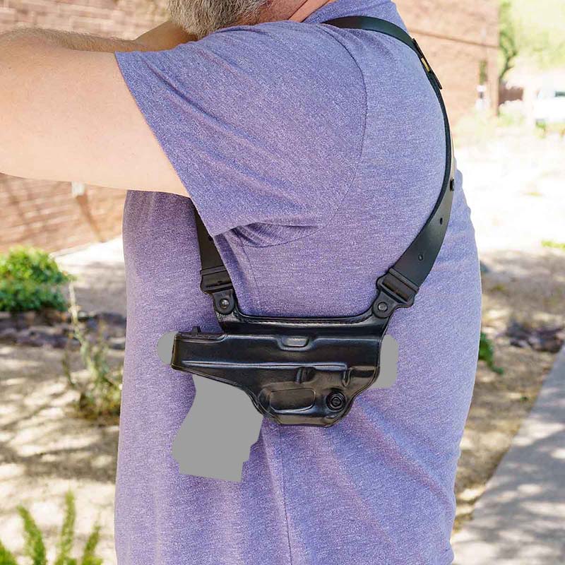 Vintage Punk Holster für Cosplay Vegan Leder Weste Beutel