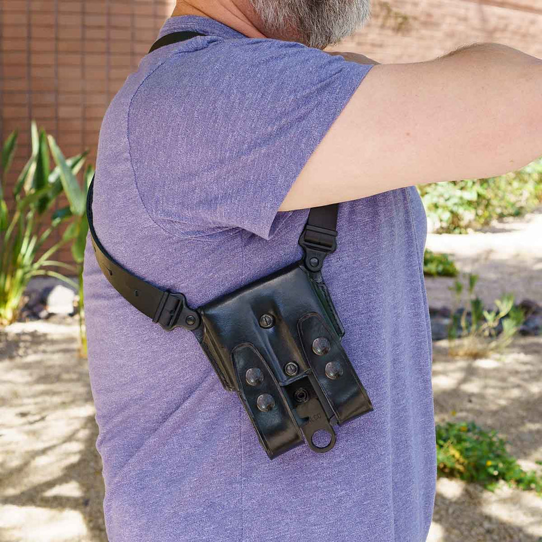 Vintage Punk Holster für Cosplay Vegan Leder Weste Beutel