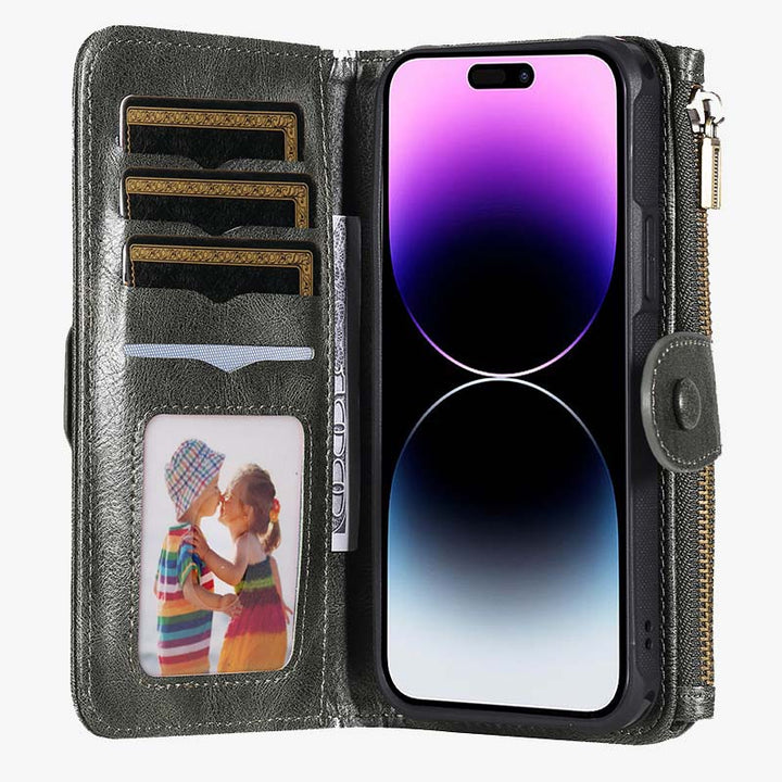2-in-1-Telefonhülle für das iPhone mit mehreren Steckplätzen