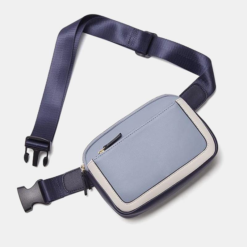 Multifunktionale Gürteltasche Retro Vegan Leder Outdoor Sport Satchel Geldbörse