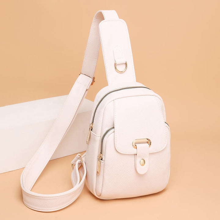 Schultertasche für Damen, einfache Brusttasche für Outdoor-Sportarten, Radfahren