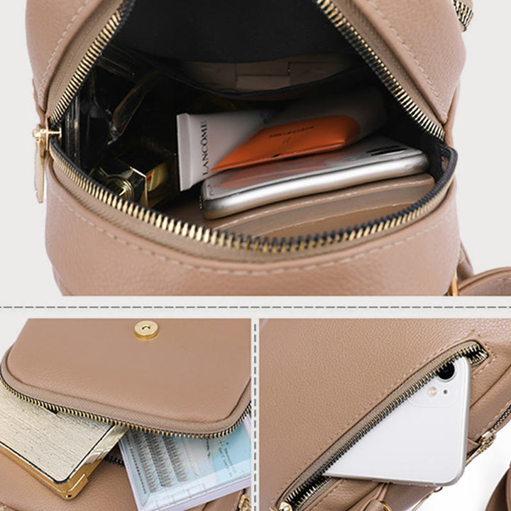 Schultertasche für Damen, einfache Brusttasche für Outdoor-Sportarten, Radfahren
