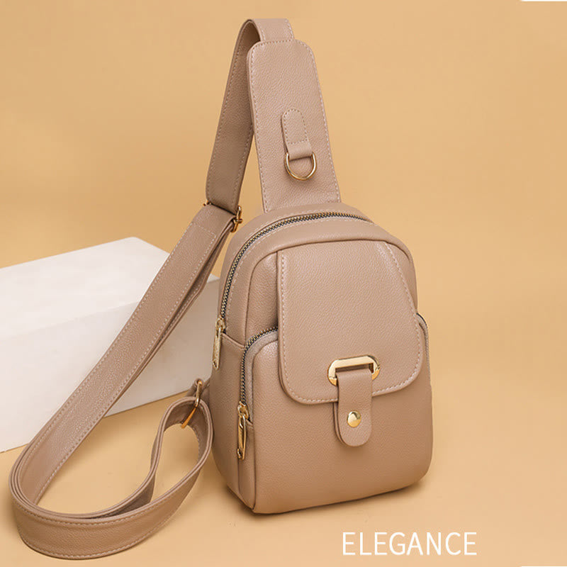 Schultertasche für Damen, einfache Brusttasche für Outdoor-Sportarten, Radfahren