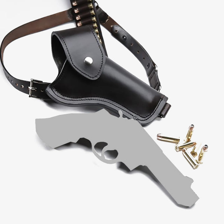 Steampunk Lederholster für Cosplay Crossbody Brust Achseltasche