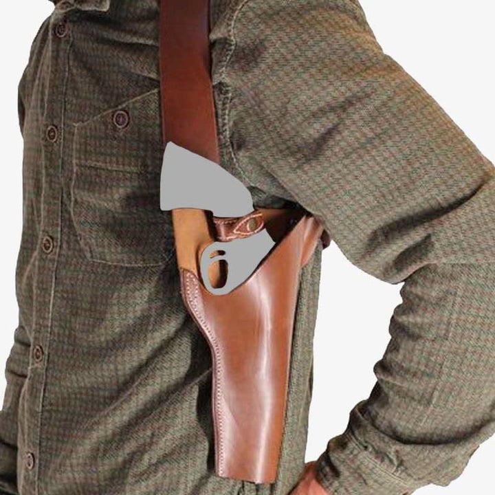 Mittelalterliches Leder-Schulterholster für Männer, Unterarm-Achseltasche