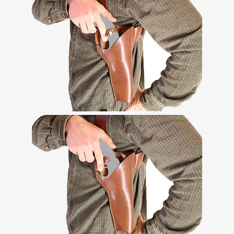 Mittelalterliches Leder-Schulterholster für Männer, Unterarm-Achseltasche