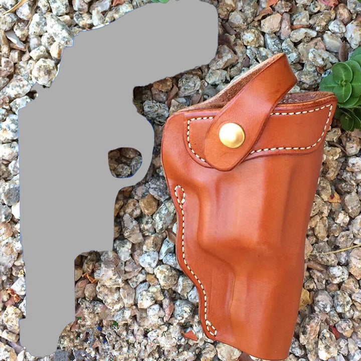Punk Außerhalb Der Hosenbund Holster Retro Leder Versteckte Tasche