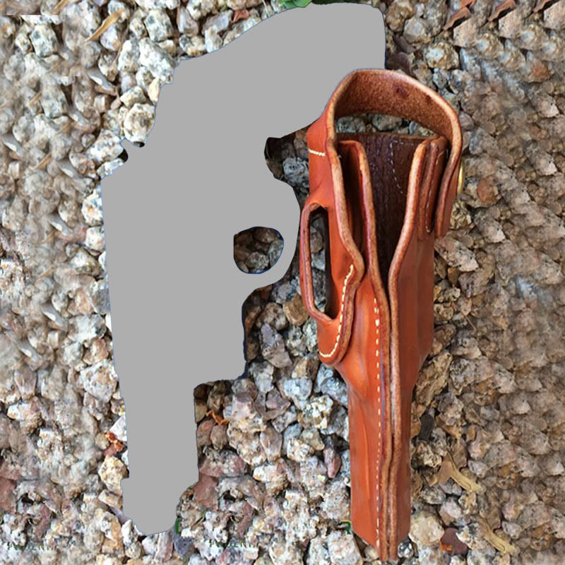 Punk Außerhalb Der Hosenbund Holster Retro Leder Versteckte Tasche
