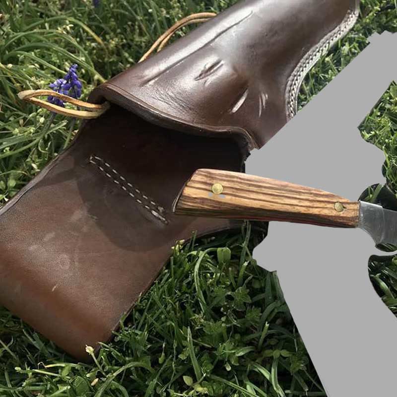 Punk Mittelalter Holster außerhalb des Hosenbundes Vintage Lederpaket