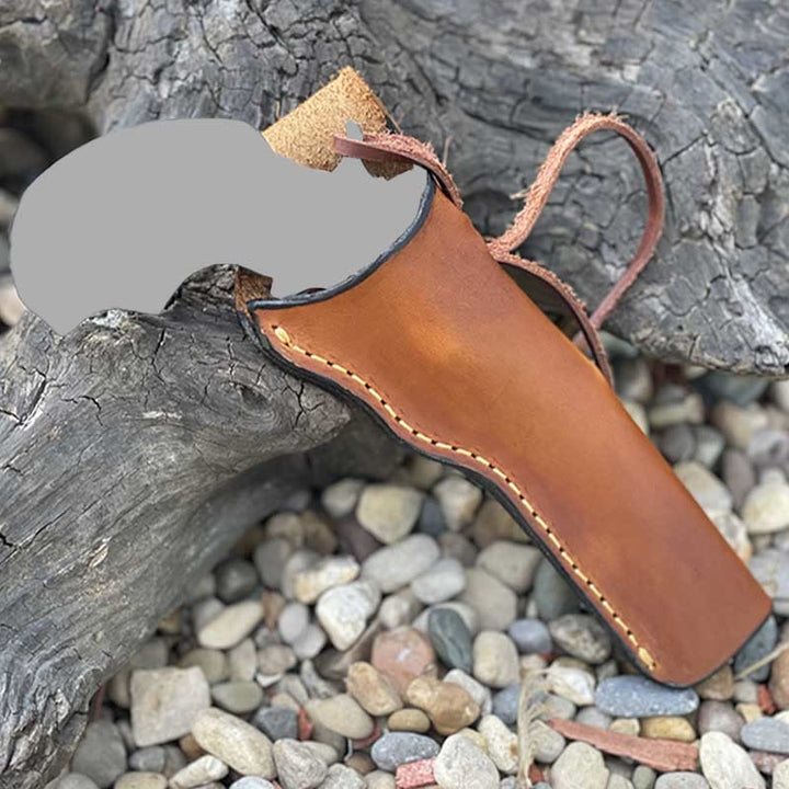Langes Lederholster für Outdoor-Quaste-Punk-Gürteltasche