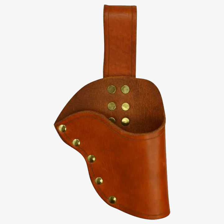 Retro Außenbund Leder Holster Mittelalter Cosplay Gürteltasche