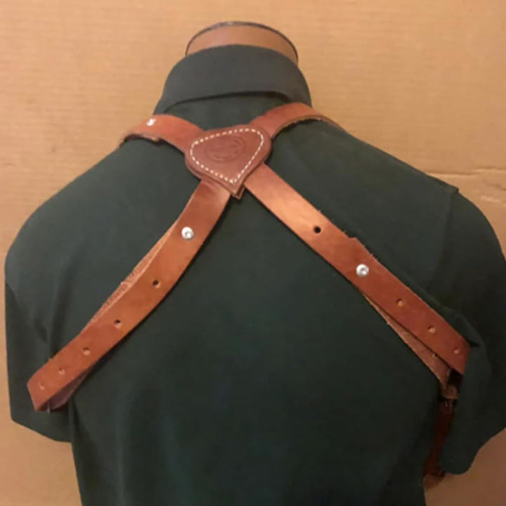 Vintage Leder Schulterholster versteckte Weste Achseltasche für Männer
