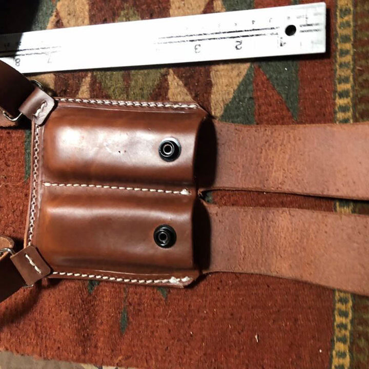 Vintage Leder Schulterholster versteckte Weste Achseltasche für Männer
