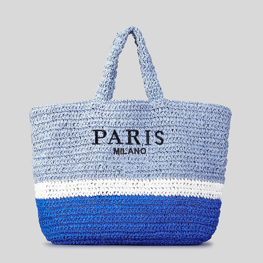 Strandtasche für Damen, Sommer, Strandparty, lässige Strohhandtasche