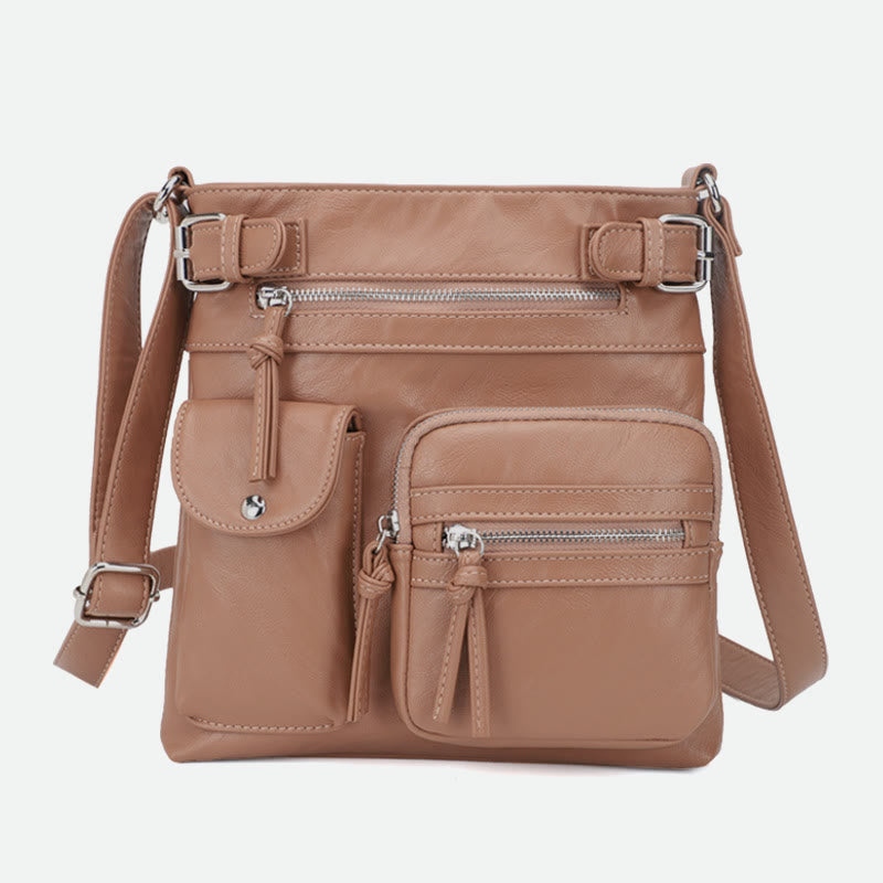 Wasserdichte Umhängetasche mit großem Fassungsvermögen - DunkelSalmon - image 0