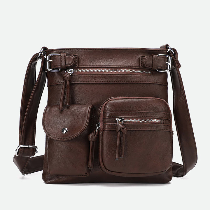 Wasserdichte Umhängetasche mit großem Fassungsvermögen - RosyBraun - image 35