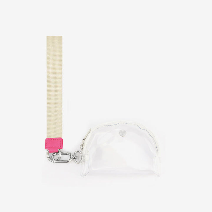 Mini-Geldbörse mit Armband für Damen, leichtes Münzfach aus Nylon