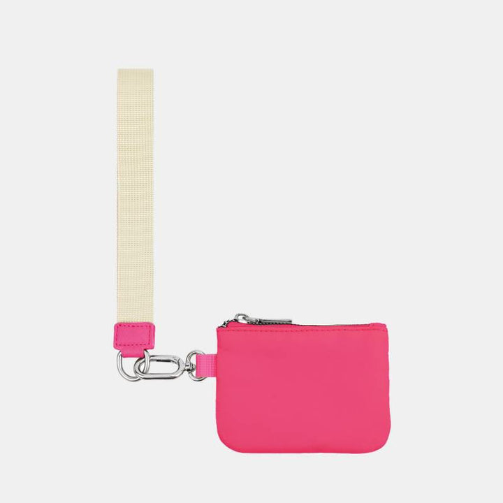 Mini-Geldbörse mit Armband für Damen, leichtes Münzfach aus Nylon