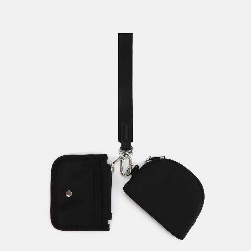 Mini-Geldbörse mit Armband für Damen, leichtes Münzfach aus Nylon