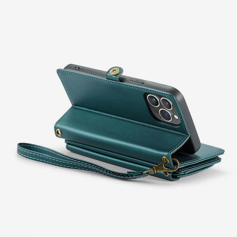 Handytasche Brieftasche für Samsung Z Falten 3/4/5 RFID Blocking Crossbody Geldbörsen Kupplung