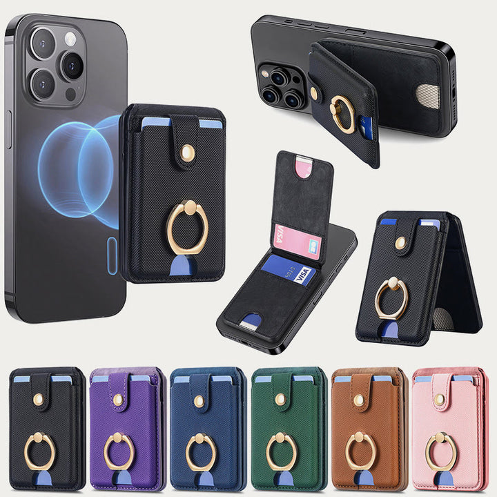 Magnetische Geldbörse, kompatibel mit MagSafe RFID Blocking Wallet für iPhone