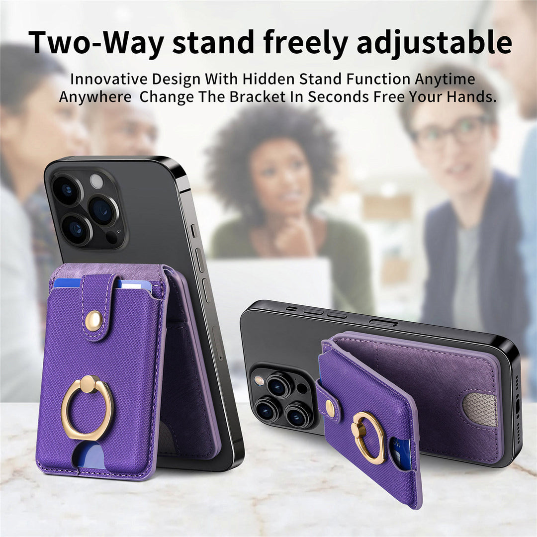 Magnetische Geldbörse, kompatibel mit MagSafe RFID Blocking Wallet für iPhone