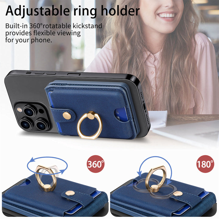 Magnetische Geldbörse, kompatibel mit MagSafe RFID Blocking Wallet für iPhone