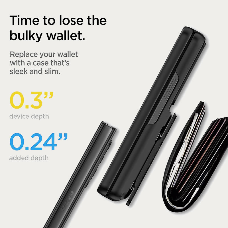 Handyhülle Wallet für Galaxy Z Fold 4/5 mit abnehmbarem Kartenhalter