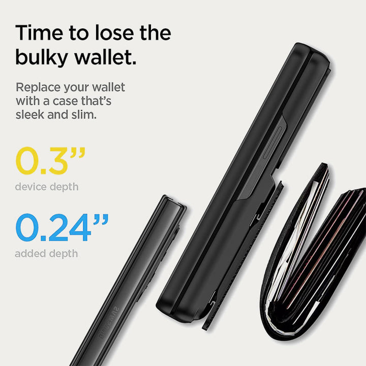 Handyhülle Wallet für Galaxy Z Fold 4/5 mit abnehmbarem Kartenhalter