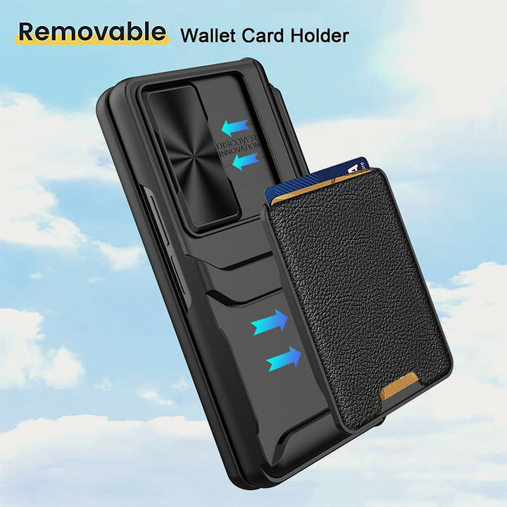 Handyhülle Wallet für Galaxy Z Fold 4/5 mit abnehmbarem Kartenhalter