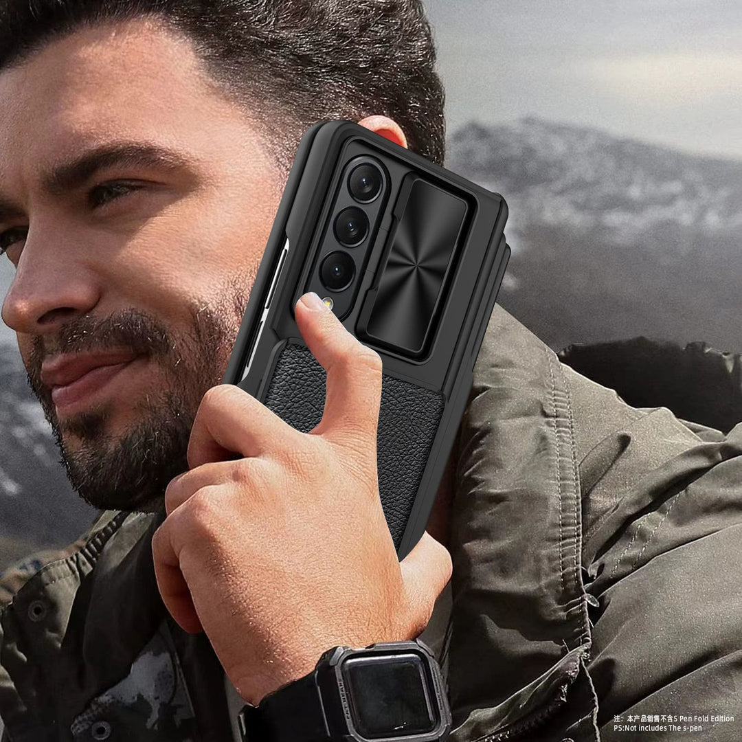 Handyhülle Wallet für Galaxy Z Fold 4/5 mit abnehmbarem Kartenhalter