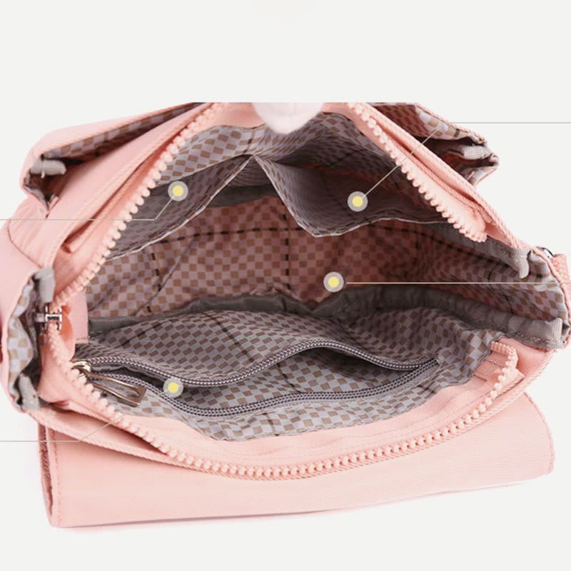Wasserdichte Nylon Sattel Tasche Kleine Crossbody Schulter Sling Geldbörse