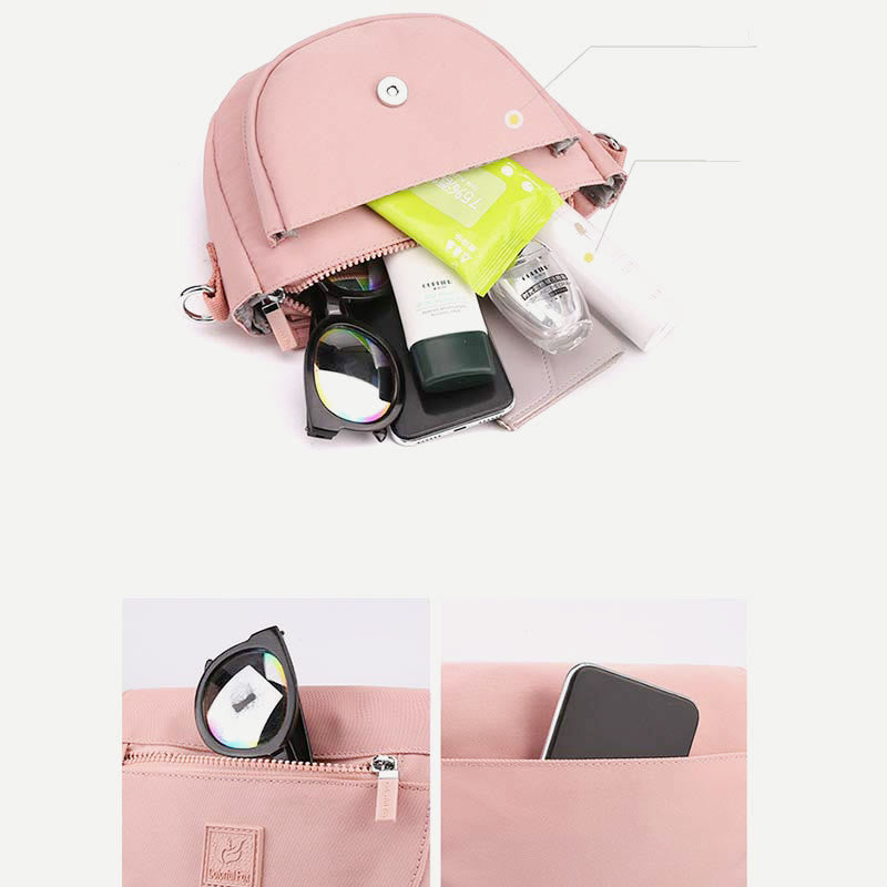 Wasserdichte Nylon Sattel Tasche Kleine Crossbody Schulter Sling Geldbörse