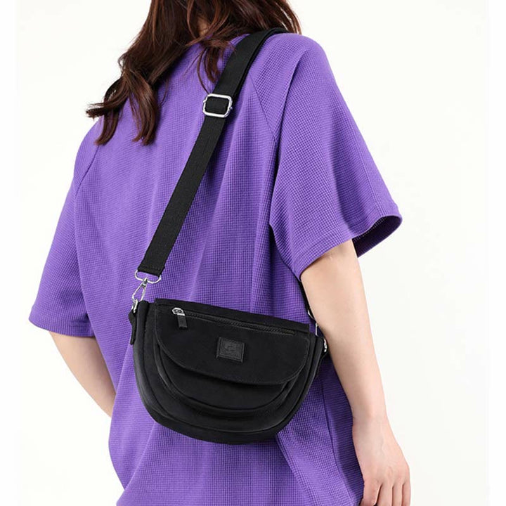 Wasserdichte Nylon Sattel Tasche Kleine Crossbody Schulter Sling Geldbörse