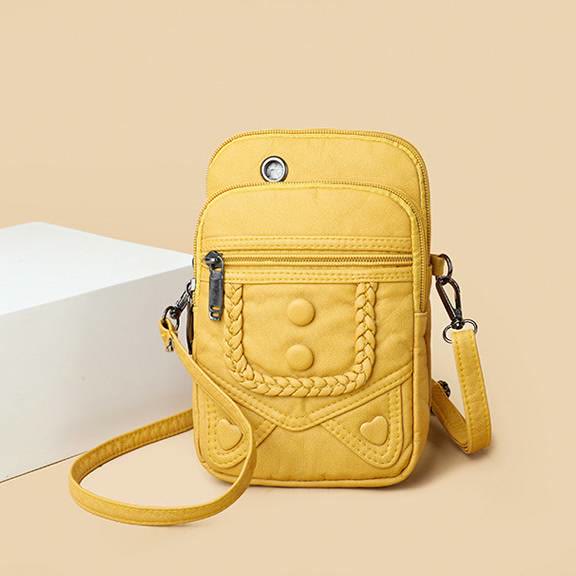 Große Kapazität Retro Handy Tasche Umhängetasche - image 8