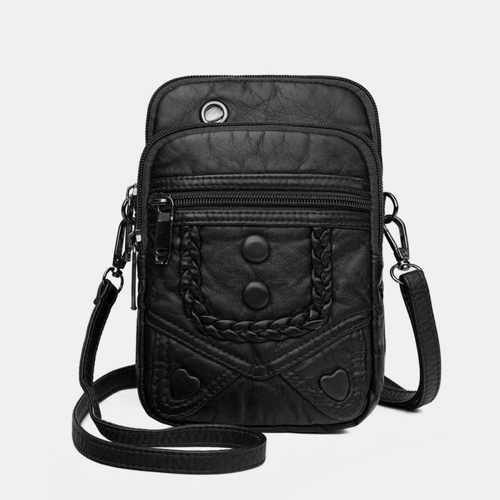 Große Kapazität Retro Handy Tasche Umhängetasche - image 18
