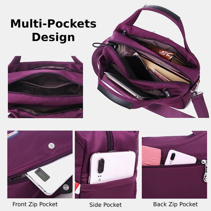 Wasserdichte Nylontasche Diebstahlsichere Multifunktionshandtasche