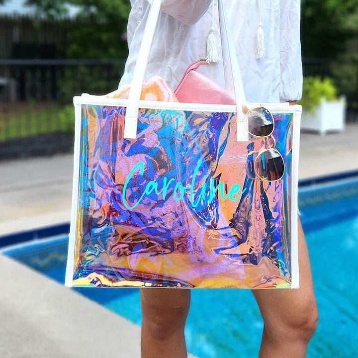 PVC Sommer Strand Tasche Wasserdichte Einkaufs Reise Tote