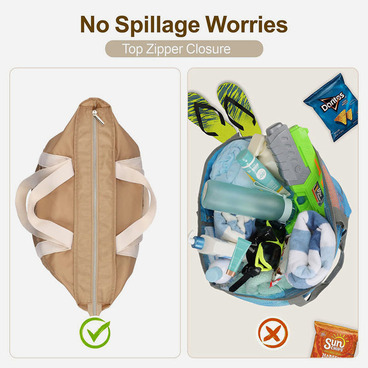 Große Kapazität, wasserdicht, sanddicht, Strandtasche, Tote, Reisesporthandtasche