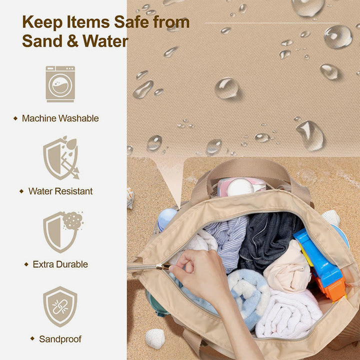 Große Kapazität, wasserdicht, sanddicht, Strandtasche, Tote, Reisesporthandtasche