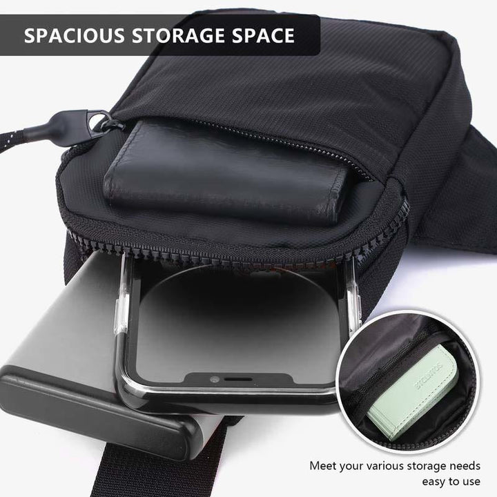 Mini-Reise-Brusttasche, Schultertasche für Damen und Herren, leicht, kleine Umhängetasche