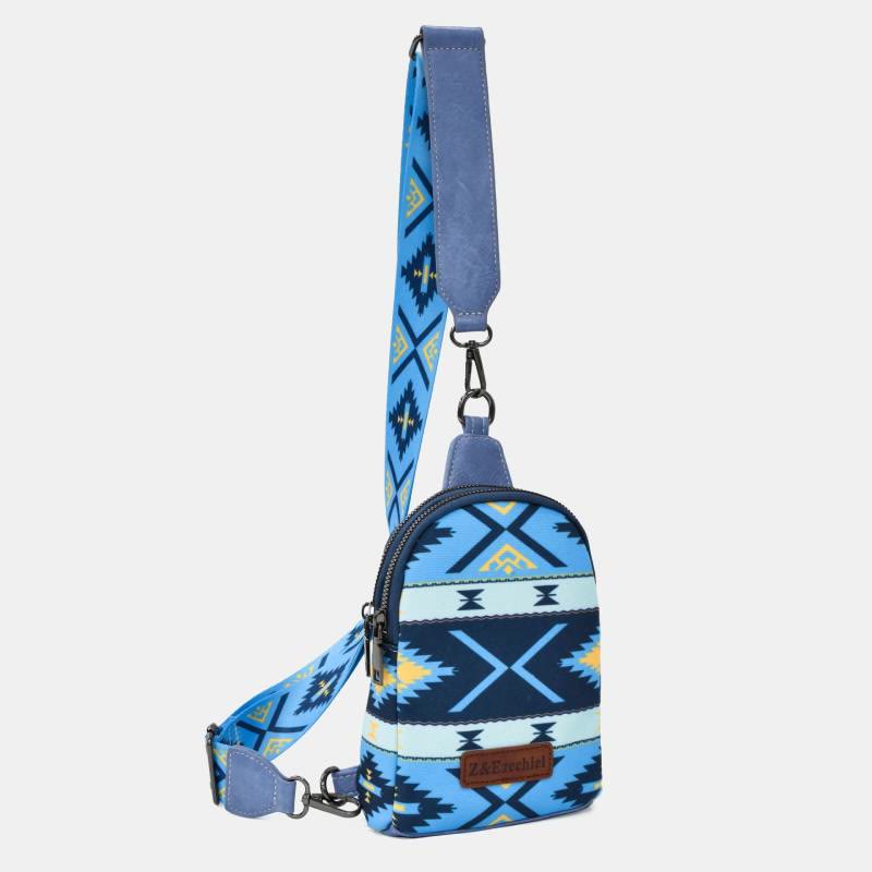 Vintage Bohemian Sling Bag Ethno-Stil Umhängetasche für Frauen