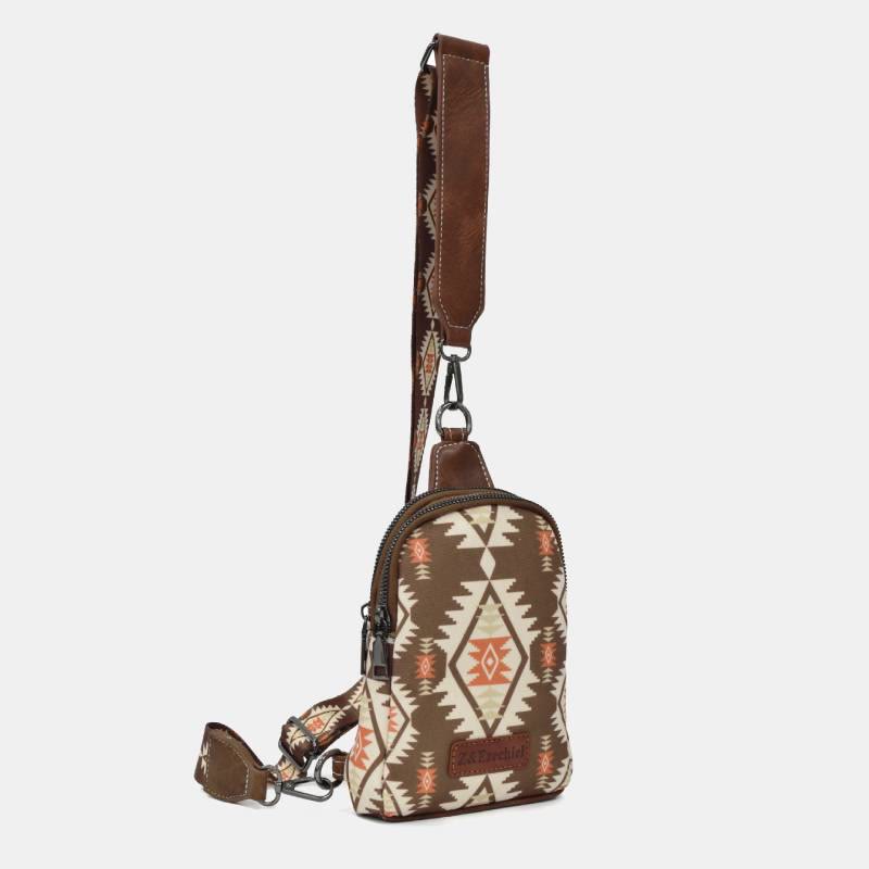 Vintage Bohemian Sling Bag Ethno-Stil Umhängetasche für Frauen