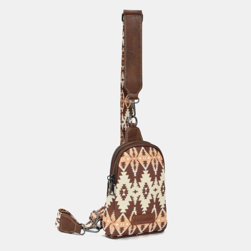 Vintage Bohemian Sling Bag Ethno-Stil Umhängetasche für Frauen