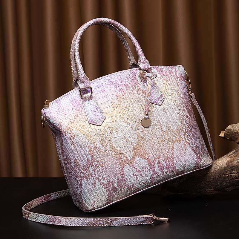 Tragetasche für Damen, für den täglichen Gebrauch, Retro-Umhängetasche aus Krokodil - Abonnieren - image 29