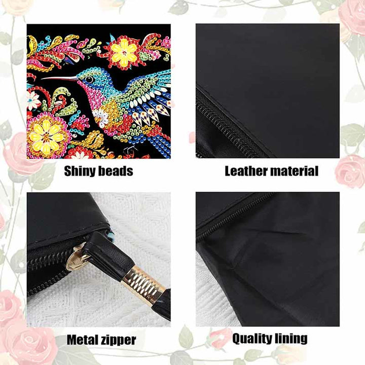 Kolibri Diamant Armband Clutch DIY Diamant Kunst Malerei Geldbörsen