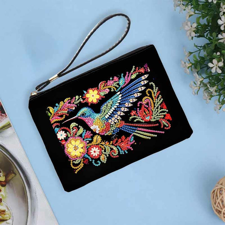 Kolibri Diamant Armband Clutch DIY Diamant Kunst Malerei Geldbörsen